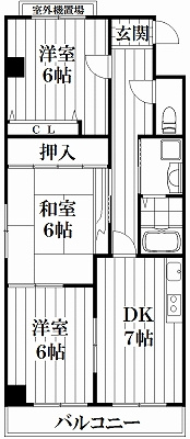 【間取り】 | サンクレール鴻池