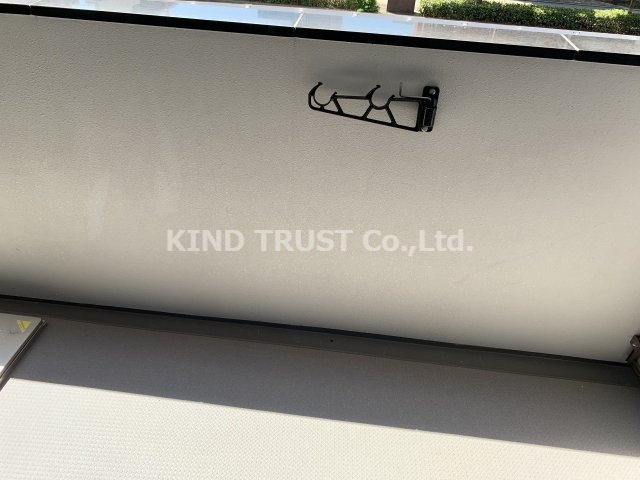 シェリロ神山のバルコニー|外からの目が気にならないバルコニーで洗濯物が干せます