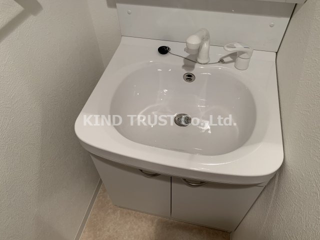 シェリロ神山の洗面所|コンパクトで使いやすい洗面所