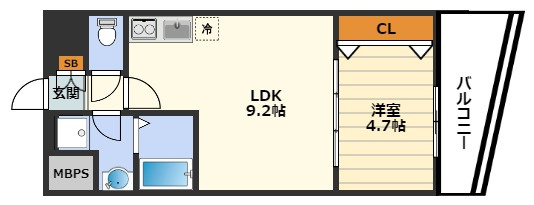 シェリロ神山の間取り
