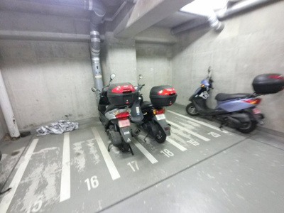 【その他共用部分】 | コスモ富岡ロイヤルフォルム | 敷地内バイク置場