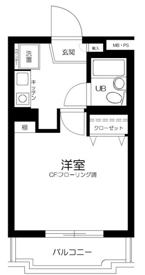 【間取り】 | パレ・ドール豊玉中