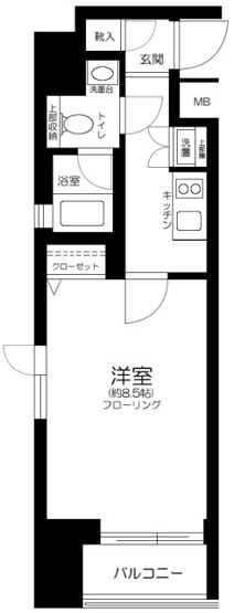 【間取り】 | プレール・ドゥーク銀座東