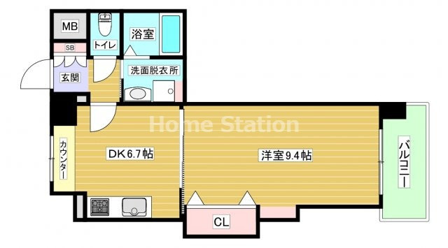 【間取り】 | ビバーチェ鷺洲