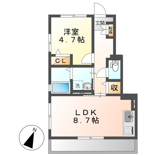 ルピナスの間取り