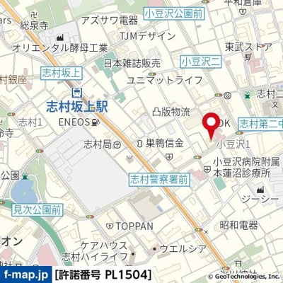 【地図】 | ライオンズマンション志村坂上第２