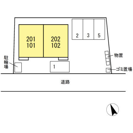 D-Excel（ディーエクセル）の区画図
