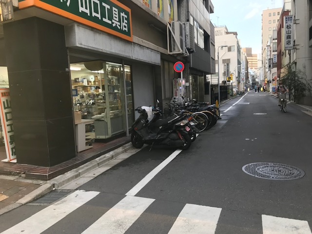 田中ビルの駐車場