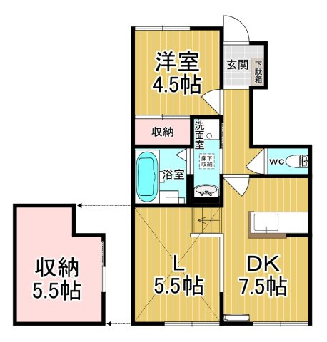 【間取り】 | ラヴィーヌ中丸 | カップルさんにオススメのお部屋です♪