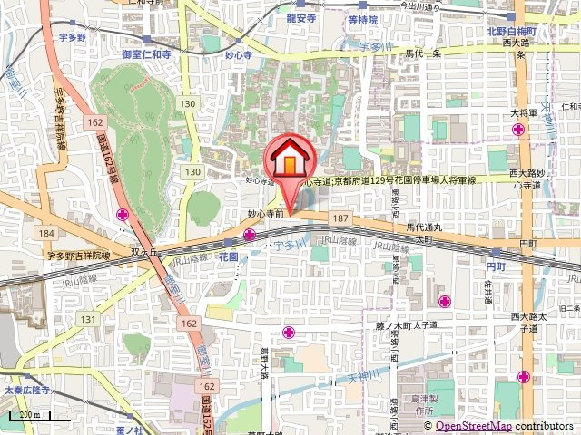 ドーリアNEXT花園の地図