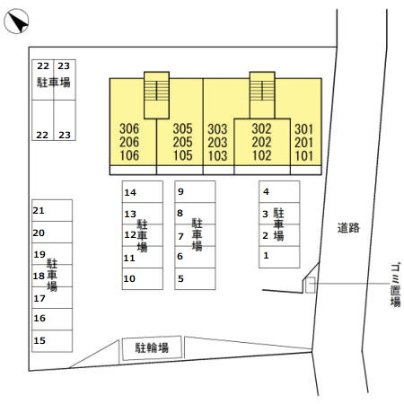 熊本市東区上南部２丁目のアパート