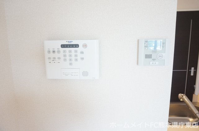 熊本市東区上南部２丁目のアパートのセキュリティ