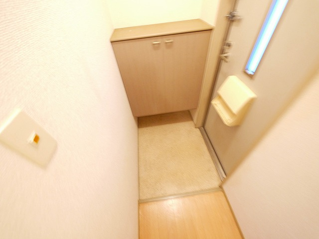 セジュール三笠Aの玄関|ゆったりとした玄関です