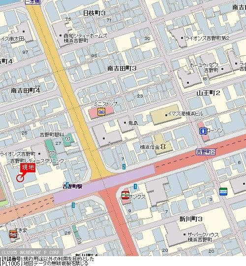 【地図】 | コスモ横浜吉野町