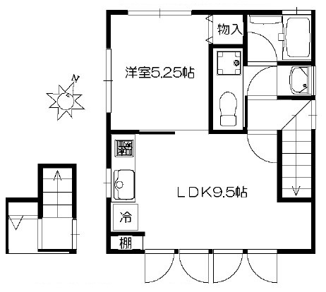 【間取り】 | ＴＫメゾンカマタ