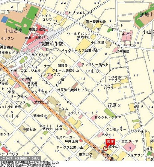 【地図】 | プレール武蔵小山２番館