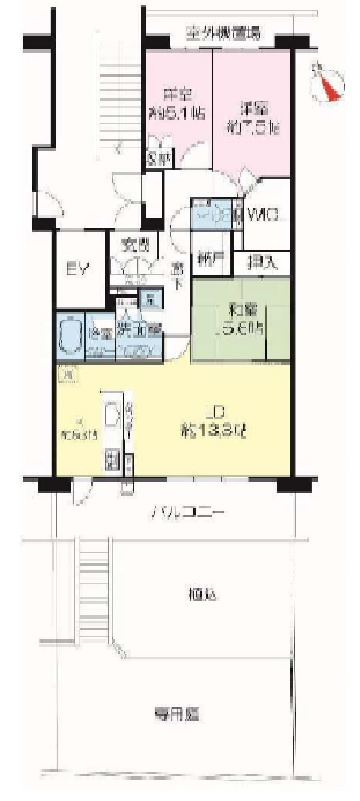 ◆専用庭◆ペット飼育可◆パークシティ・ジオ豊中緑丘♪の画像