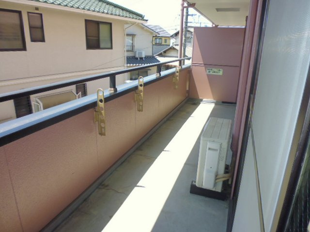 クレールはなのバルコニー