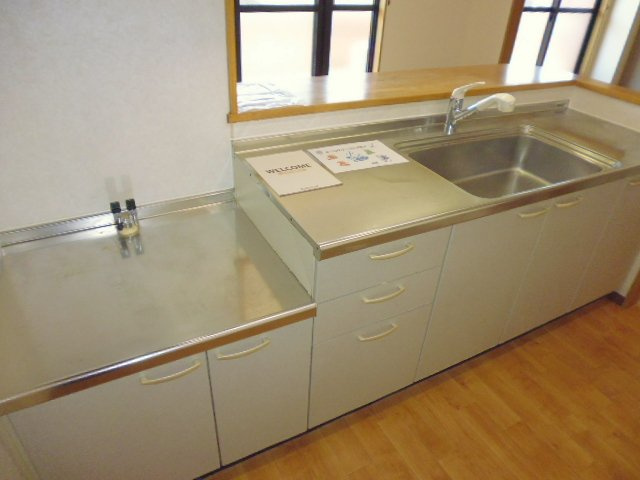 クレールはなのキッチン|ガスコンロ設置可