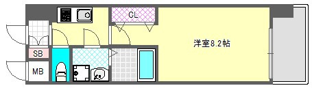 【間取り】 | エスプレイスOSAKAベイシティ