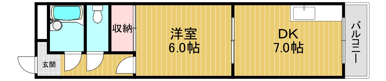 アプティ3番館の間取り