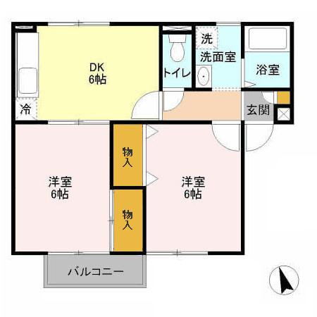 【間取り】 | クレアンヌーヴ