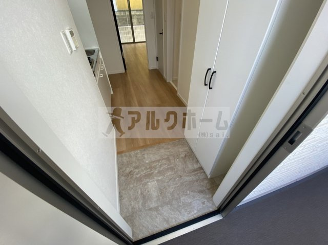 ＥＸハイツ柏原の玄関|ＥＸハイツ柏原（柏原市大正・ＪＲ柏原駅）　玄関