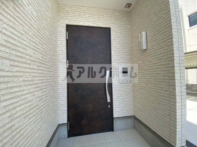 ＥＸハイツ柏原のエントランス|ＥＸハイツ柏原（柏原市大正・ＪＲ柏原駅）　入口
