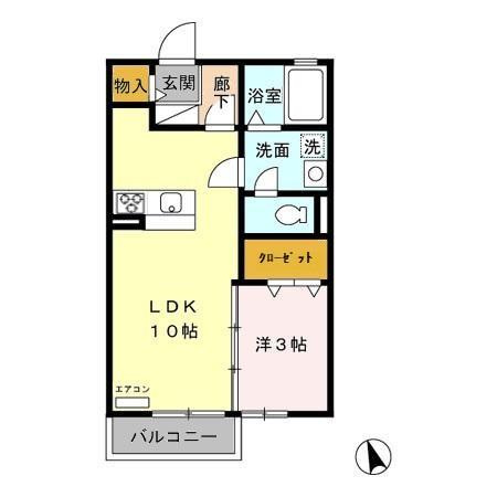 シャルム3の間取り