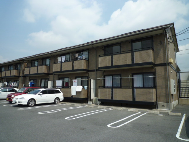 倉敷市福井のアパートの外観