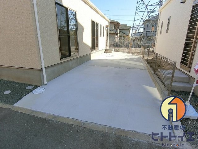 筑後市長浜新築平屋住宅の外観
