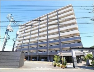 アルファステイツ倉敷中央の外観