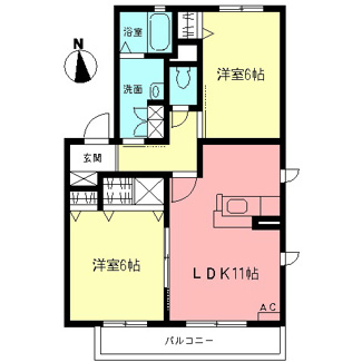 【間取り】 | パラシオン向原