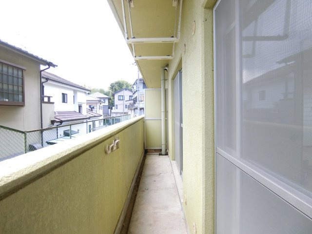 コンフォート津々山のバルコニー