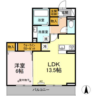 【間取り】 | メゾン鎌田Ⅱ