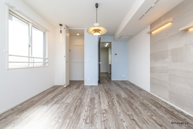 ライトグリーン鶴賀の寝室|ベッドルーム