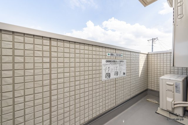 ライトグリーン鶴賀のバルコニー|バルコニー