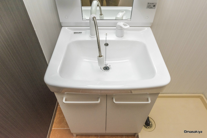 コンフォート轟の洗面所|洗面・脱衣　シャンプードレッサー付き。