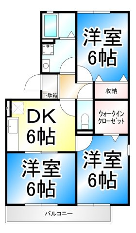 コンフォート轟の間取り