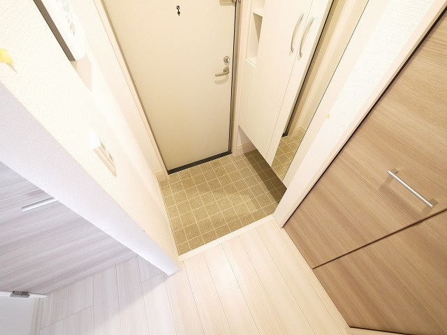 ハイドランジア加茂の玄関|シンプルで使いやすい玄関です