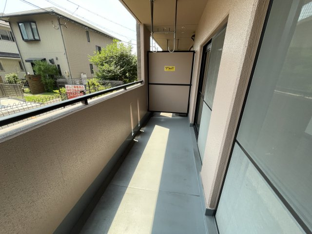 アルテス佐野のバルコニー