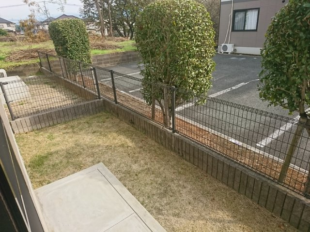 たんぽぽハウス　A棟のバルコニー