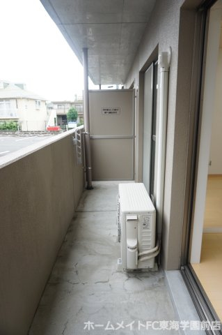 熊本市北区八景水谷１丁目の賃貸マンションのバルコニー