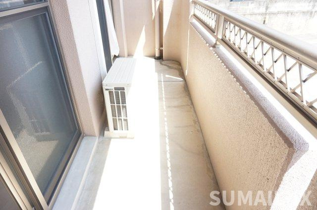 熊本市北区麻生田４丁目の賃貸マンションのバルコニー