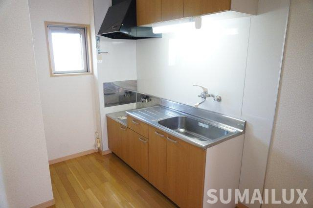 熊本市北区麻生田４丁目の賃貸マンションのキッチン