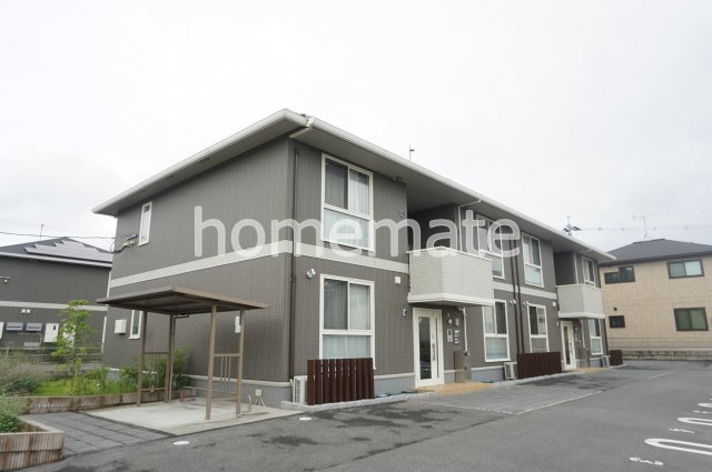 合志市須屋のアパートの外観