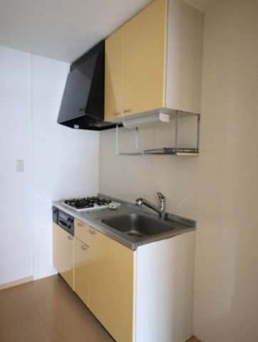 熊本市東区花立６丁目のアパートのキッチン