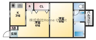 【間取り】 | シエルブルーコーポ