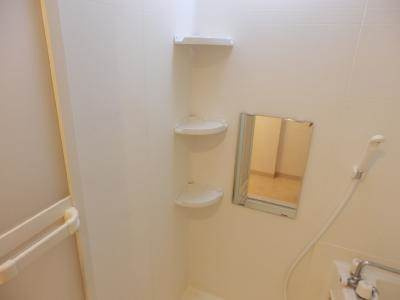 ビレイユ真英西六角の内装|浴室小物置場