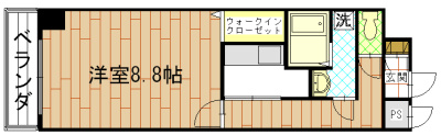 ビレイユ真英西六角の間取り